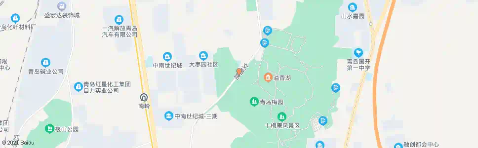 青岛大枣园_公交站地图_青岛公交_妙搜公交查询2025