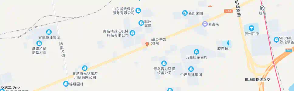 青岛胶东医院_公交站地图_青岛公交_妙搜公交查询2025