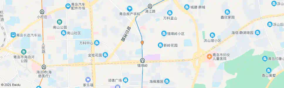 青岛伊春路(南京路)_公交站地图_青岛公交_妙搜公交查询2025