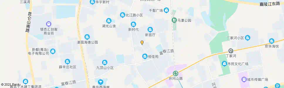 青岛锦湖苑_公交站地图_青岛公交_妙搜公交查询2025
