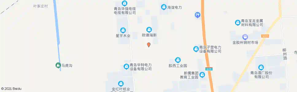 青岛小行村委_公交站地图_青岛公交_妙搜公交查询2025