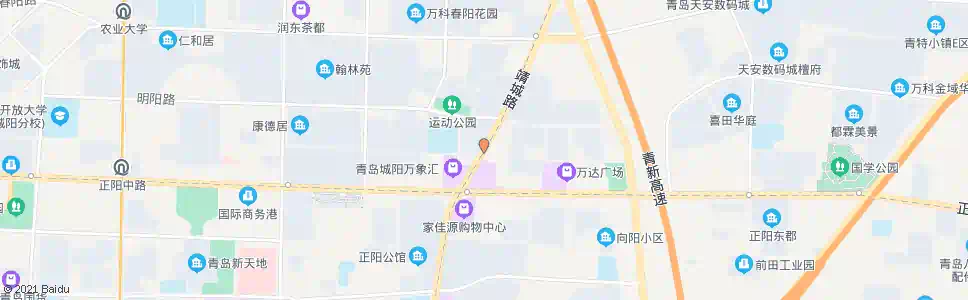青岛大北曲北_公交站地图_青岛公交_妙搜公交查询2025