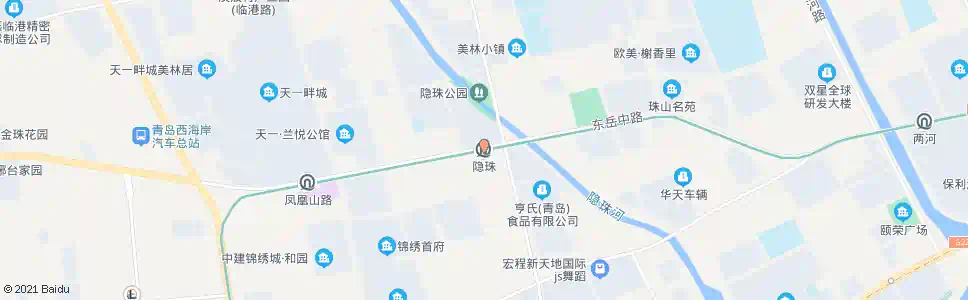 青岛隐珠政府_公交站地图_青岛公交_妙搜公交查询2025
