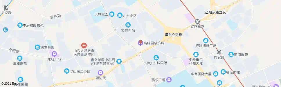 青岛高科园装饰城_公交站地图_青岛公交_妙搜公交查询2025