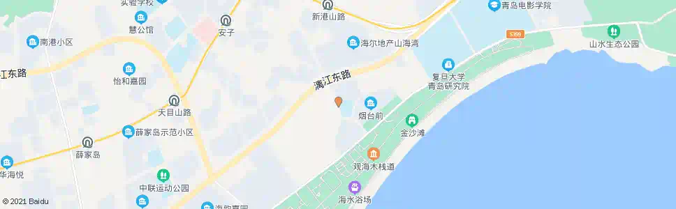 青岛凤凰岛小学_公交站地图_青岛公交_妙搜公交查询2025