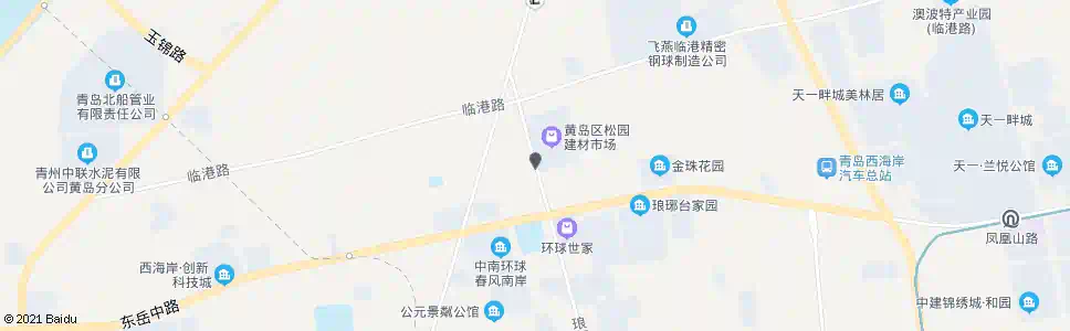 青岛松园_公交站地图_青岛公交_妙搜公交查询2025