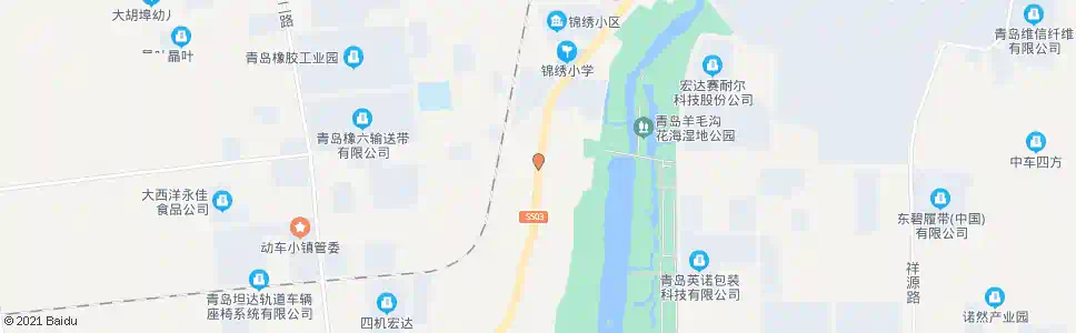 青岛下崖社区_公交站地图_青岛公交_妙搜公交查询2025