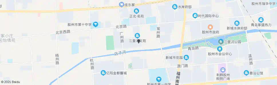 青岛北三里河南站_公交站地图_青岛公交_妙搜公交查询2025