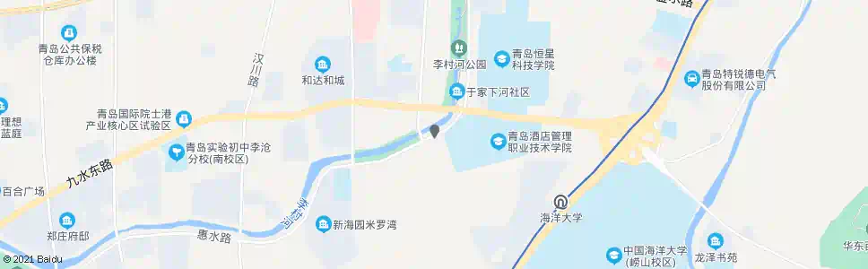 青岛惠水路东川路_公交站地图_青岛公交_妙搜公交查询2025