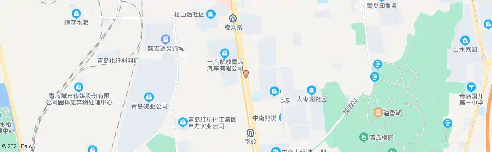青岛枣园_公交站地图_青岛公交_妙搜公交查询2025