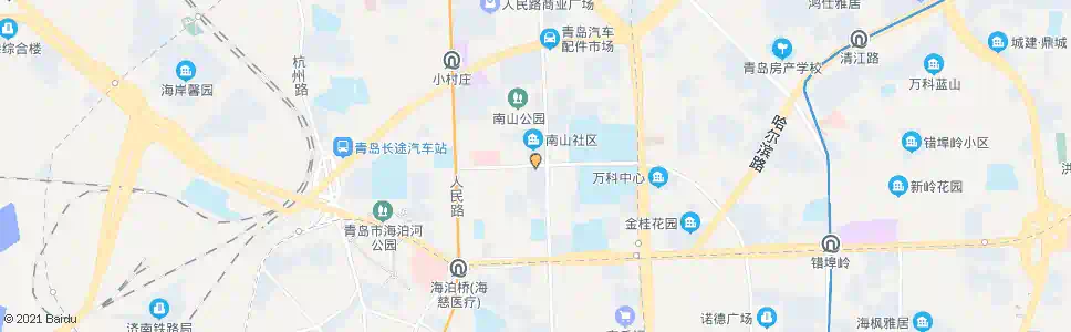 青岛鞍山二路(抚顺路)_公交站地图_青岛公交_妙搜公交查询2025