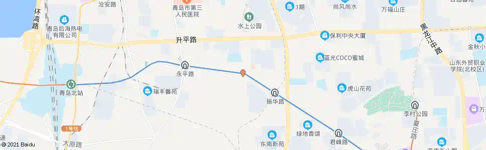 青岛西流庄_公交站地图_青岛公交_妙搜公交查询2025