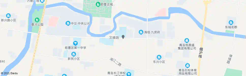 青岛一职专_公交站地图_青岛公交_妙搜公交查询2025