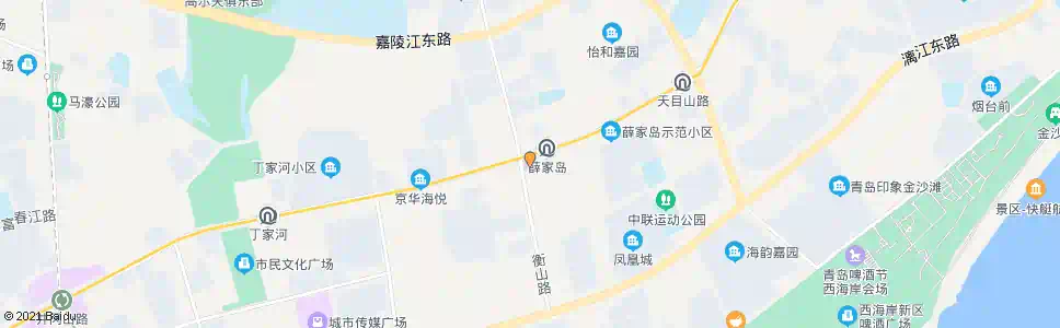 青岛金海岸利群_公交站地图_青岛公交_妙搜公交查询2025