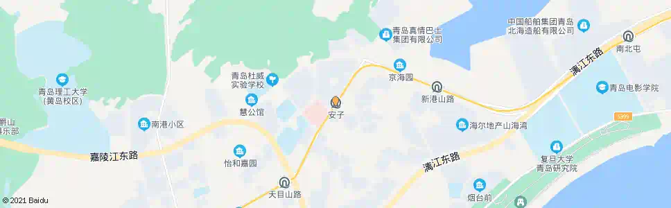 青岛安子_公交站地图_青岛公交_妙搜公交查询2025