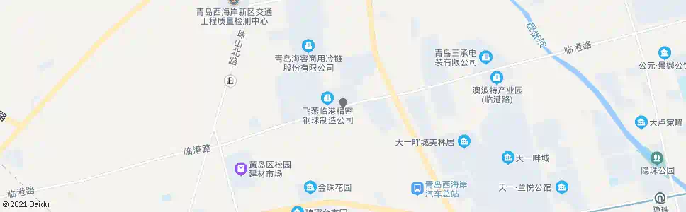 青岛东新村东_公交站地图_青岛公交_妙搜公交查询2025
