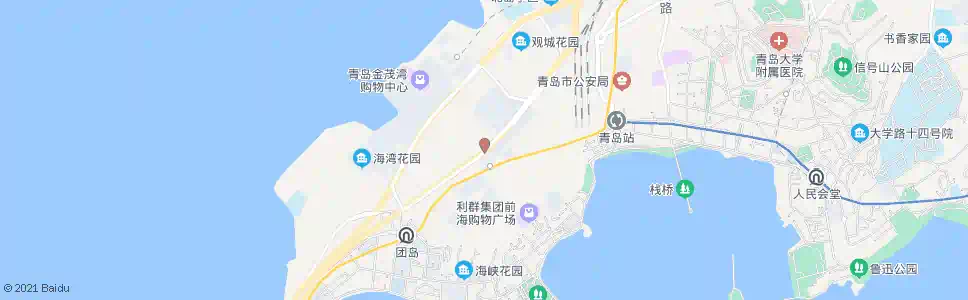 青岛二十四中_公交站地图_青岛公交_妙搜公交查询2025