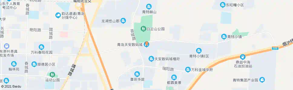 青岛天安数码城_公交站地图_青岛公交_妙搜公交查询2025