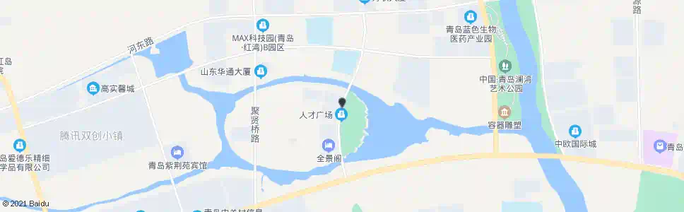 青岛汇智桥路南站_公交站地图_青岛公交_妙搜公交查询2025