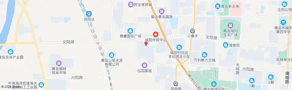 青岛蔬菜庄园_公交站地图_青岛公交_妙搜公交查询2025