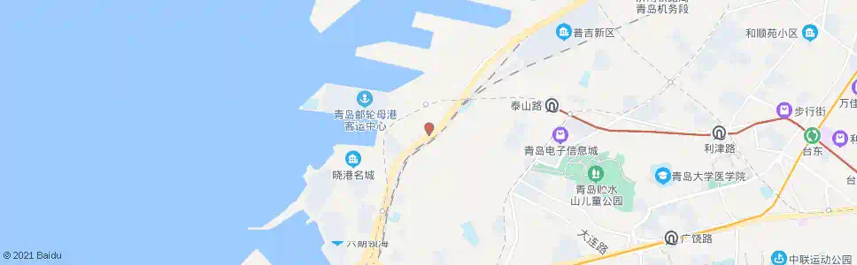 青岛新疆路_公交站地图_青岛公交_妙搜公交查询2025