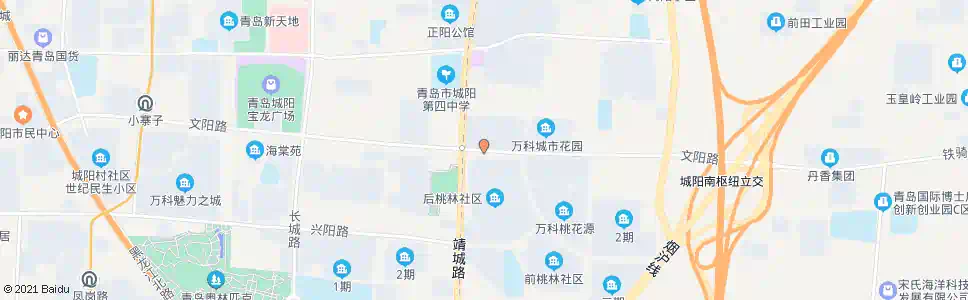 青岛后桃林北_公交站地图_青岛公交_妙搜公交查询2025