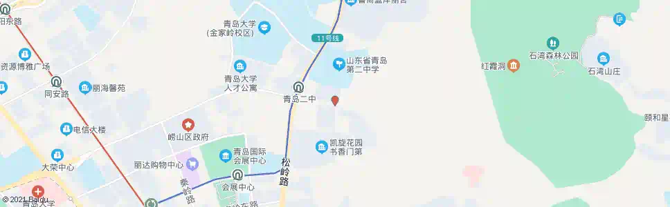 青岛银川东路_公交站地图_青岛公交_妙搜公交查询2025