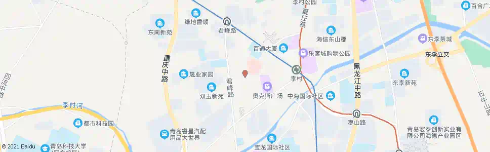 青岛少山路(青峰路)_公交站地图_青岛公交_妙搜公交查询2025