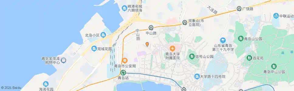 青岛第七中学_公交站地图_青岛公交_妙搜公交查询2025