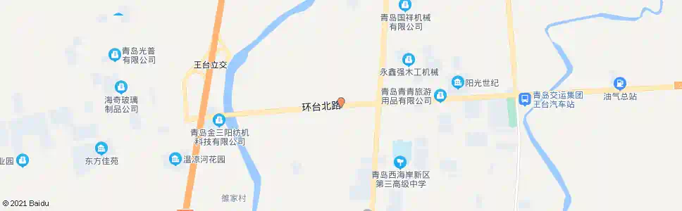 青岛王台北村_公交站地图_青岛公交_妙搜公交查询2025