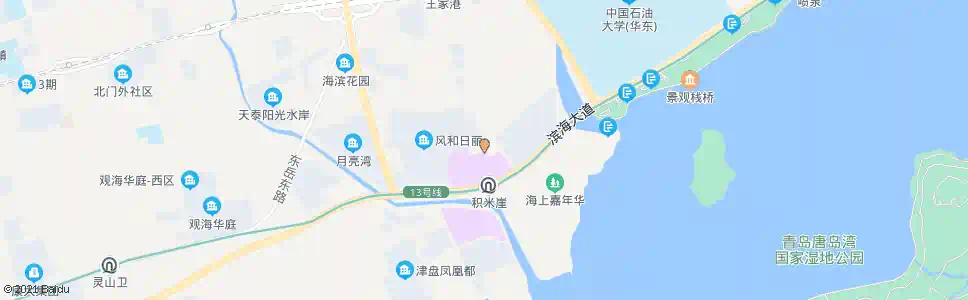 青岛花科子_公交站地图_青岛公交_妙搜公交查询2025