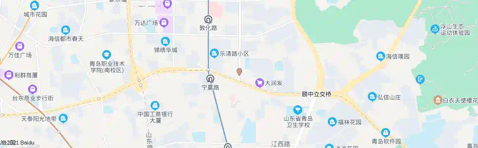 青岛绍兴一路_公交站地图_青岛公交_妙搜公交查询2025