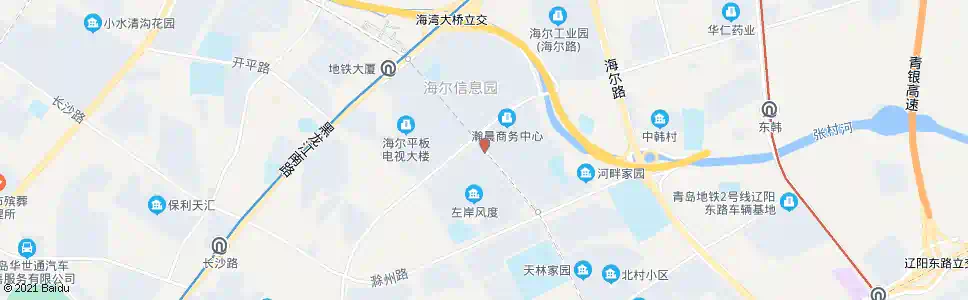 青岛左岸风度_公交站地图_青岛公交_妙搜公交查询2025