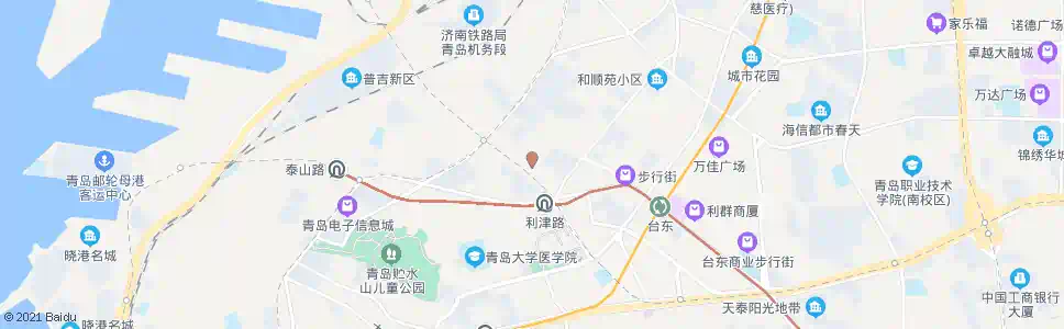 青岛文化中心_公交站地图_青岛公交_妙搜公交查询2025