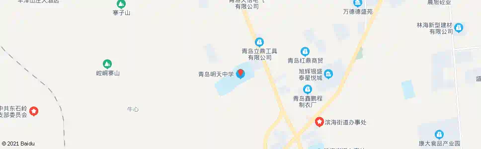 青岛明天学院_公交站地图_青岛公交_妙搜公交查询2025