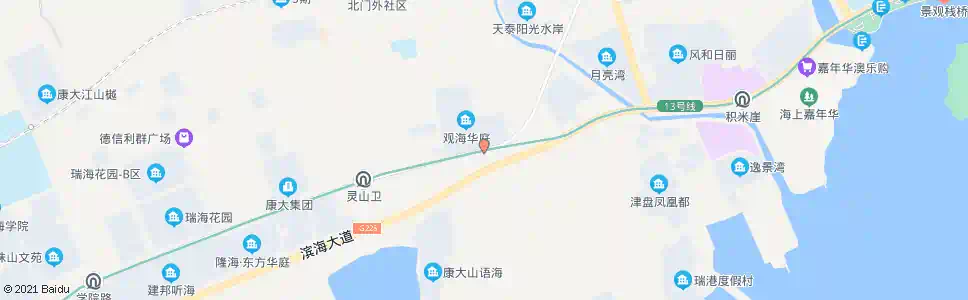 青岛观海华庭_公交站地图_青岛公交_妙搜公交查询2025