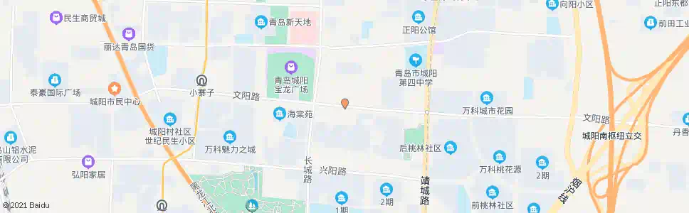 青岛圣富花苑_公交站地图_青岛公交_妙搜公交查询2025