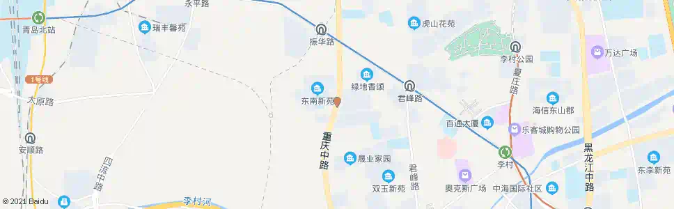 青岛东南山_公交站地图_青岛公交_妙搜公交查询2025