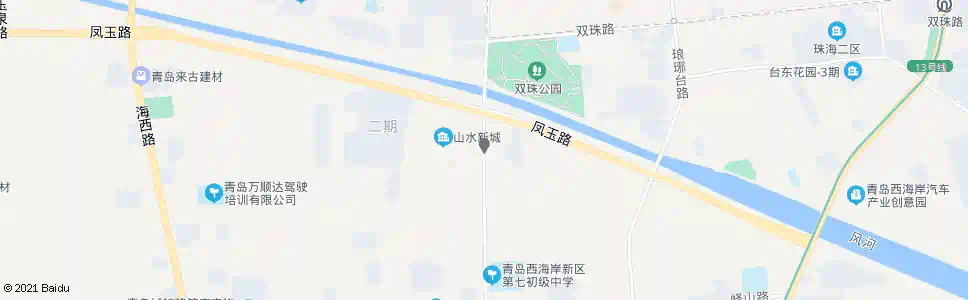 青岛袁家村北_公交站地图_青岛公交_妙搜公交查询2025