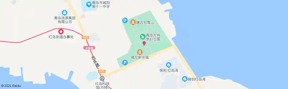 青岛方特梦幻王国_公交站地图_青岛公交_妙搜公交查询2025