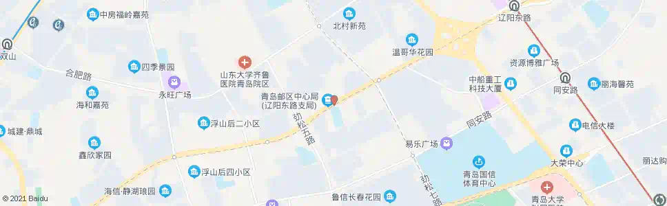 青岛大埠东小区_公交站地图_青岛公交_妙搜公交查询2025