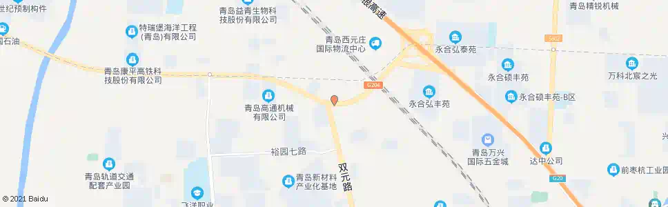 青岛双元路北站_公交站地图_青岛公交_妙搜公交查询2025