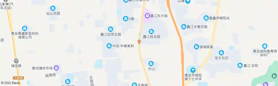青岛丹山_公交站地图_青岛公交_妙搜公交查询2025