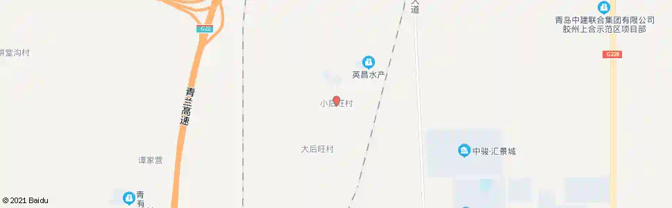 青岛小后旺村_公交站地图_青岛公交_妙搜公交查询2025