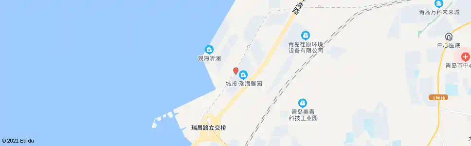 青岛瑞海景园_公交站地图_青岛公交_妙搜公交查询2025