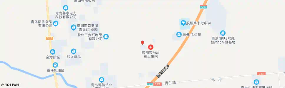 青岛马店西村_公交站地图_青岛公交_妙搜公交查询2025