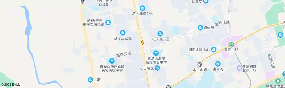 青岛富春江路_公交站地图_青岛公交_妙搜公交查询2025