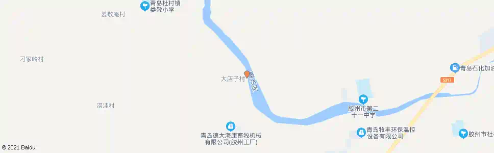 青岛大店子村_公交站地图_青岛公交_妙搜公交查询2025