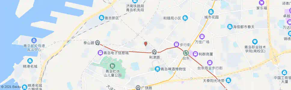 青岛市文化市场_公交站地图_青岛公交_妙搜公交查询2025