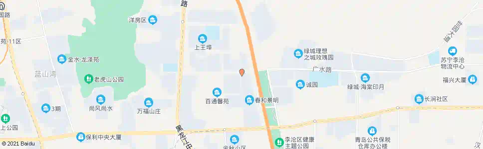 青岛百通馨苑_公交站地图_青岛公交_妙搜公交查询2025